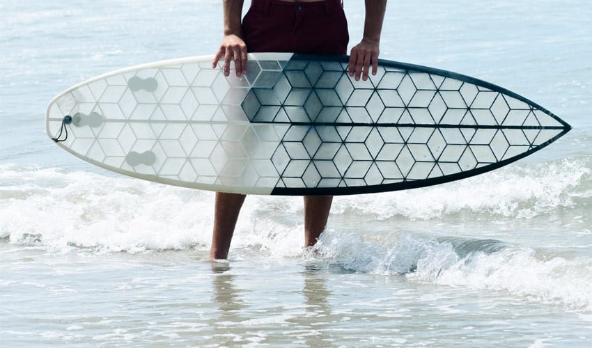 nuevas tecnologías tabla de surf