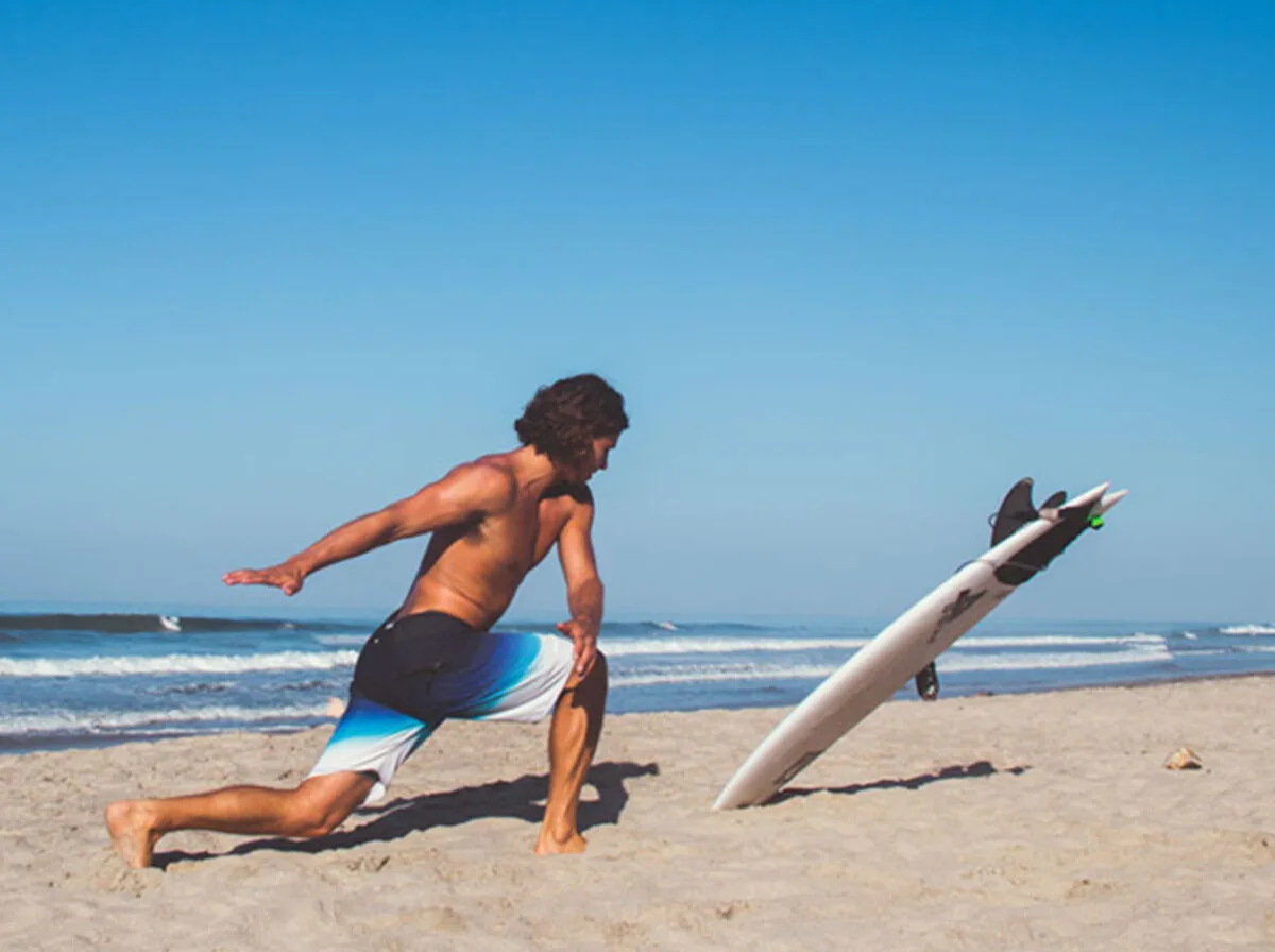 calentamiento de surf