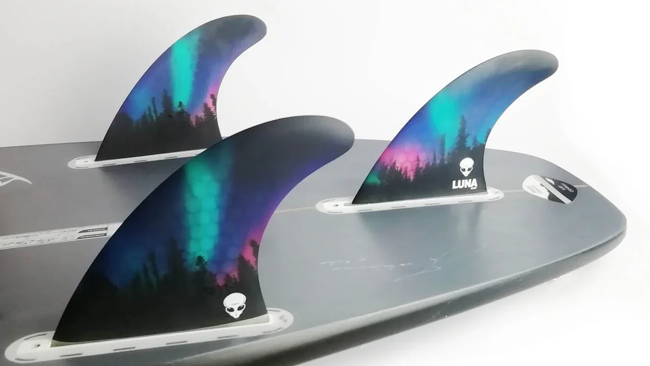 configuración de quillas de surf