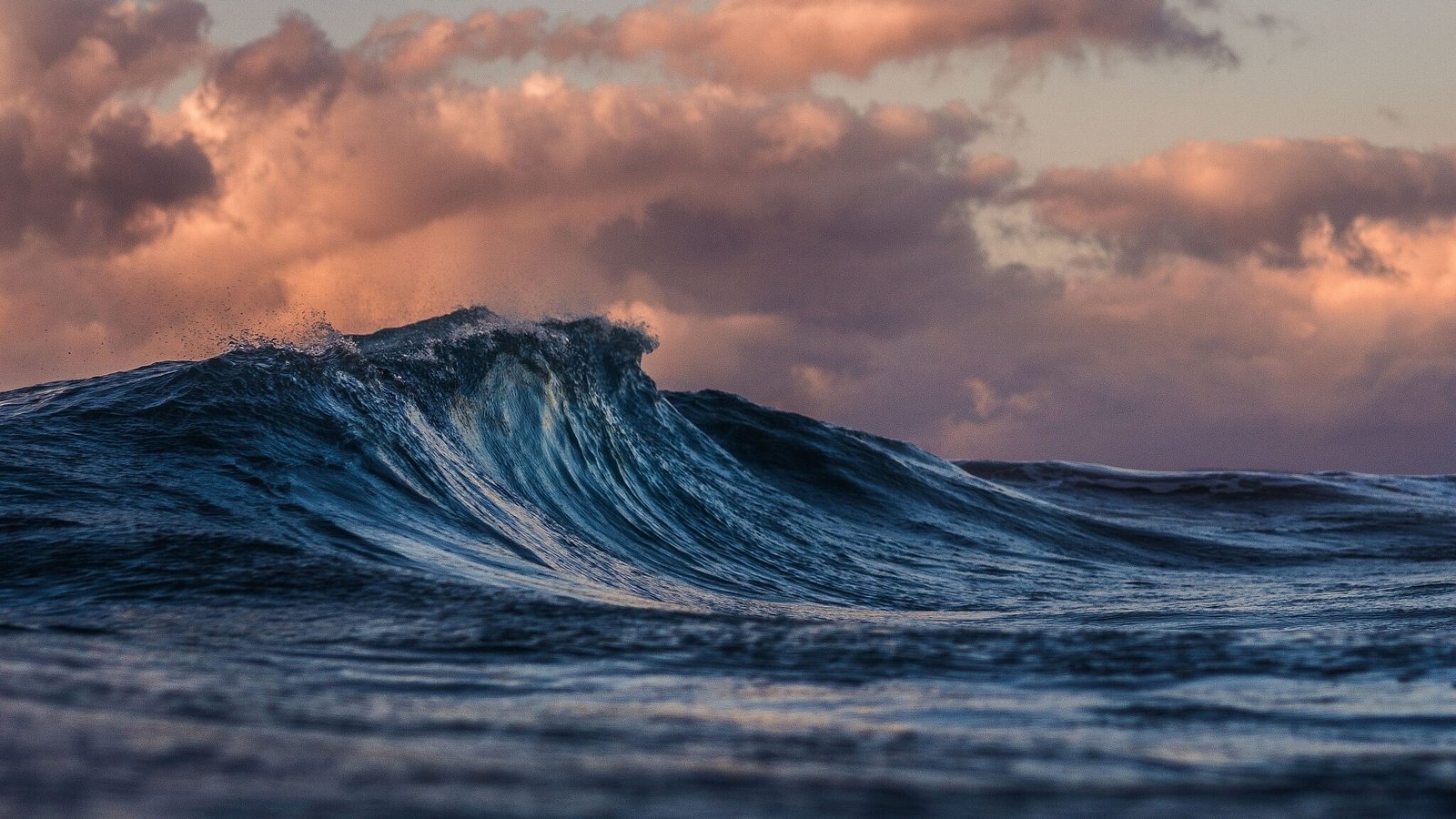 viaje de una ola de surf